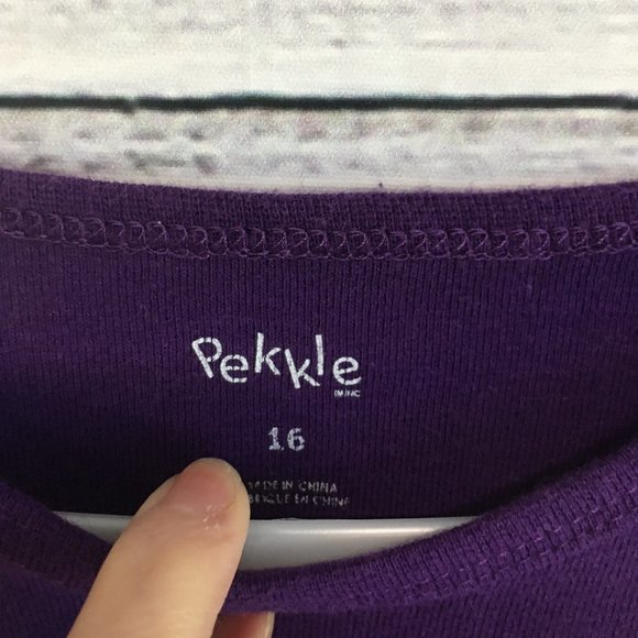 Pekkle Shirt long sleeve size 16 - I-04 - Picture 5 of 5